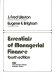 Essentials of managerial finance /