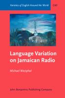 Language variation on Jamaican radio