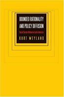 Bounded rationality and policy diffusion : social sector reform in Latin America /