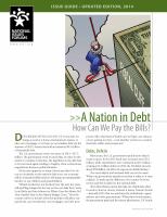 A Nation in Debt : How Can We Pay the Bills?.