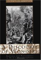 A discourse of wonders : audience and performance in Ovid's Metamorphoses /