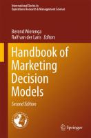 Handbook of Marketing Decision Models.