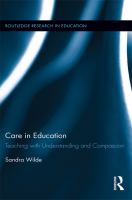 Care in Education : Teaching with Understanding and Compassion.