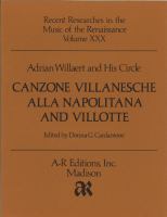 Canzone villanesche alla napolitana and villotte /