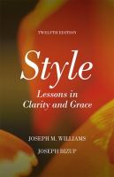 Style : lessons in clarity and grace /