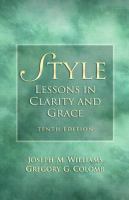 Style : lessons in clarity and grace /