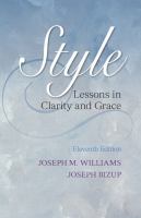 Style : lessons in clarity and grace /