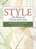 Style : the basics of clarity and grace /