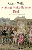 Making make-believe real : politics as theater in Shakespeare's time /