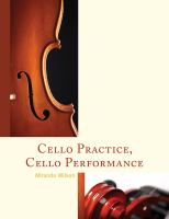 Cello practice, cello performance