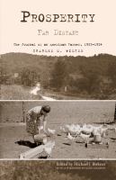 Prosperity far distant the journal of an Ohio farmer, 1933-1934 /