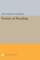 Poetics of reading : approaches to the novel /