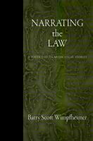 Narrating the law a poetics of talmudic legal stories /