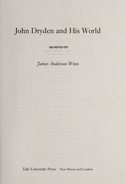 John Dryden and his world /