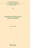 Religion, politics and Thomas Hobbes