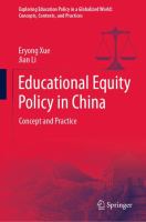 Educational Equity Policy in China Concept and Practice /