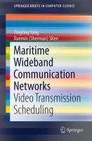 Maritime Wideband Communication Networks Video Transmission Scheduling /
