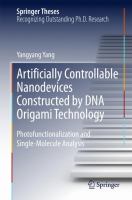 Artificially controllable nanodevices constructed by DNA origami technology photofunctionalization and single-molecule analysis /