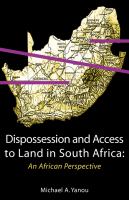 Dispossession and access to land in South Africa : an African perspective /