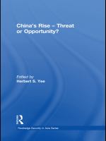 China's Rise - Threat or Opportunity?.
