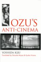 Ozu's anti-cinema /