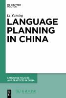 Language planning in China