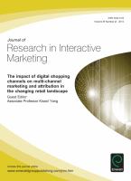 impact of digital shopping channels on multi-channel marketing and attribution in the changing retail landscape.