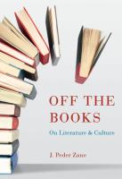 Off the books on literature and culture /