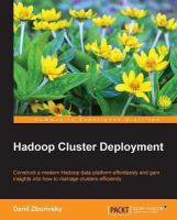 Hadoop Cluster Deployment.