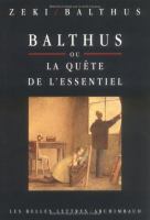 Balthus, ou, La quête de l'essentiel /