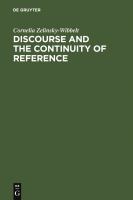 Discourse and the Continuity of Reference : Representing Mental Categorization.