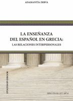 La Enseñanza Del Español en Grecia. Las Relaciones Interpersonales