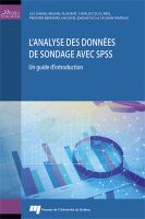 Analyse des Données de Sondage Avec SPSS : Un Guide D'introduction.