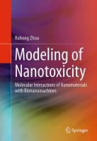 Modeling of Nanotoxicity Molecular Interactions of Nanomaterials with Bionanomachines /