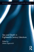 Sex and Death in Eighteenth-Century Literature.