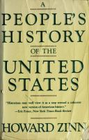 A people's history of the United States /