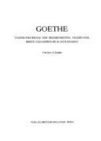 Goethe : Tageskonkordanz der Begebenheiten, Tagebücher, Briefe und Gespräche in acht Bänden /