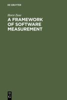 A Framework of Software Measurement.