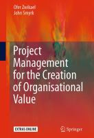 Project management for the creation of organisational value