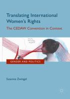 Translating international women's rights the CEDAW convention in context /