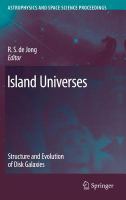 Island Universes Structure and Evolution of Disk Galaxies /