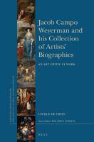 Jacob Campo Weyerman AndhisCollectionofArtists'Biographies : AnArt Criticat Work.