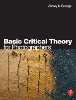 Basic Critical Theory for Photographers.