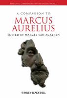 A Companion to Marcus Aurelius.