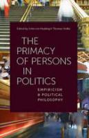 The Primacy of Persons in Politics.